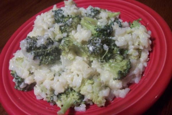 broccoli rijst en kaas ovenschotel