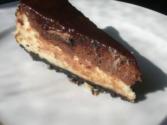chocolade frambozen cheesecake