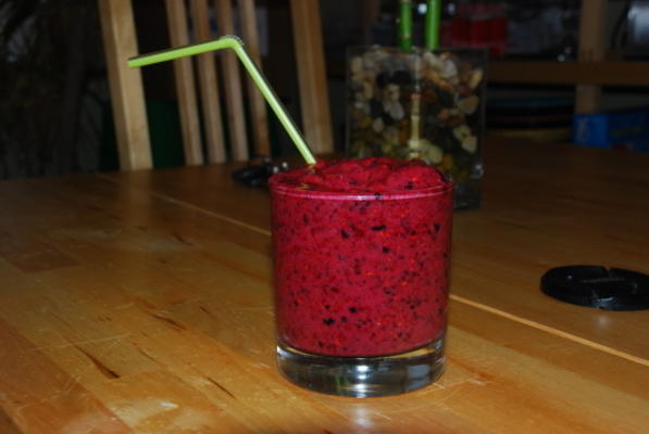 tri-berry smoothie