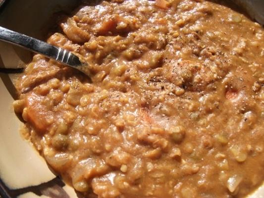 Thaise draai slowcooker Vegetarische split erwtensoep