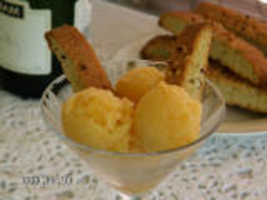 lekkerbekken kietelen bellini sorbet