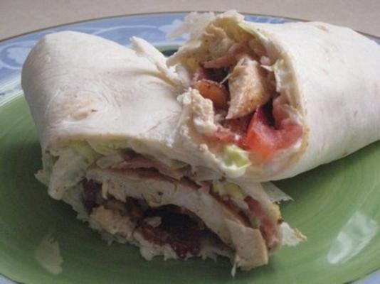 chicken blt wrapwich