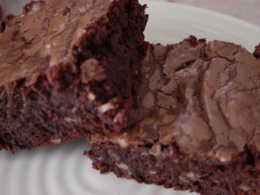 chocolade brownies met rozijnen