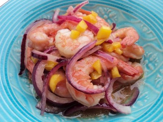 48 uur gemarineerde garnalen