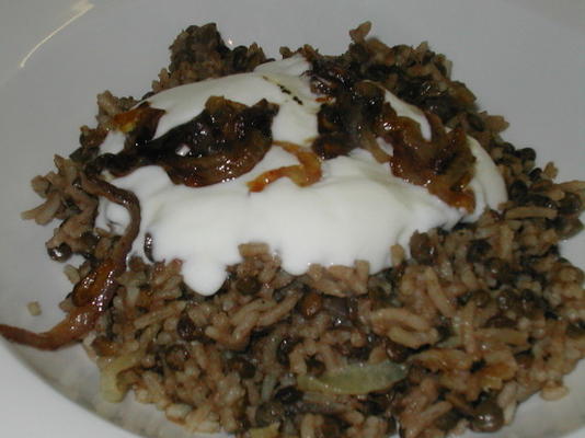 megadarra, esau's gerecht of linzen met rijst