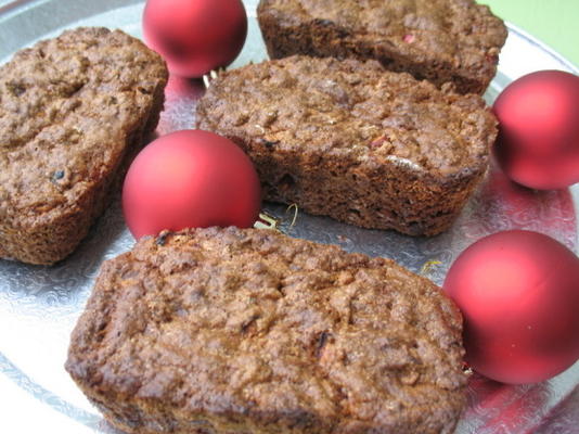 vrolijk cranberry chocoladekoekbrood