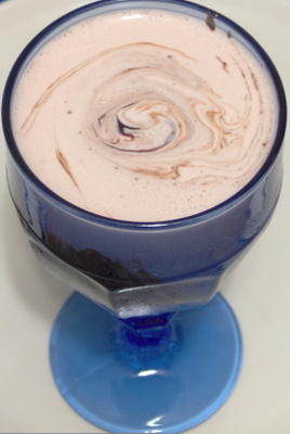 romige koffie-ijs brandy smoothie dessert