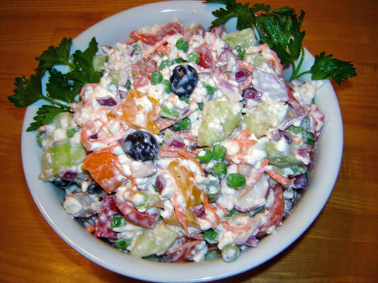 vaders zomer groentesalade