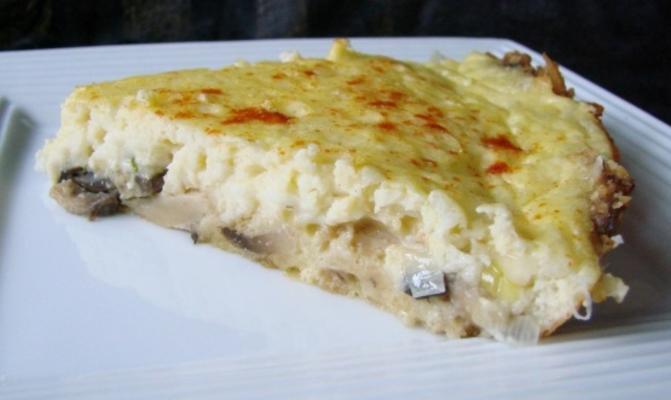 paddestoel korst quiche