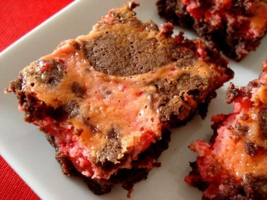 gemarmerde cherry brownies