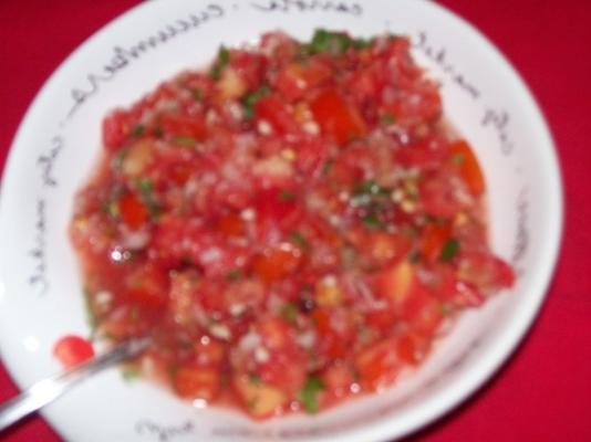 tomatensalsa (salsa cruda)