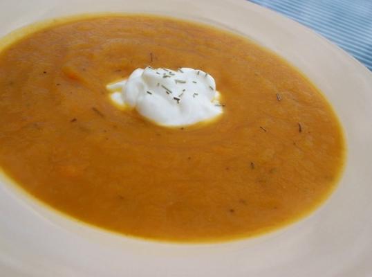 peer en butternut bisque