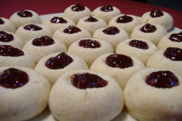 les madeleines thumbprint cookies