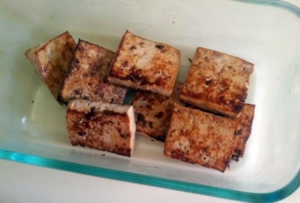 gemarineerde teriyaki tofu