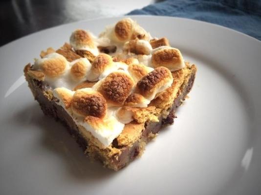 s'mores brownie bars