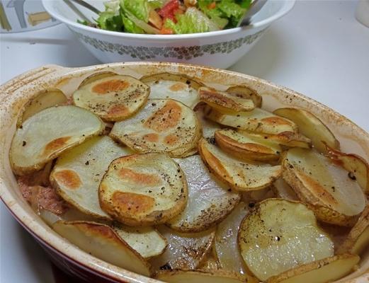 panackelty - mijn oma's gebakken corned beef en aardappelen