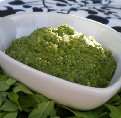 rucola en walnootpesto