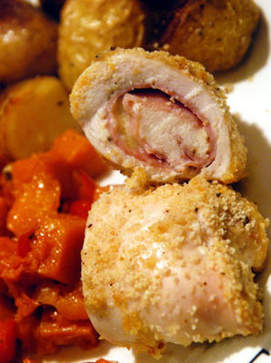 gevulde kipfilet (cordon bleu)