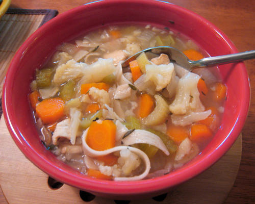 garlicky kippensoep