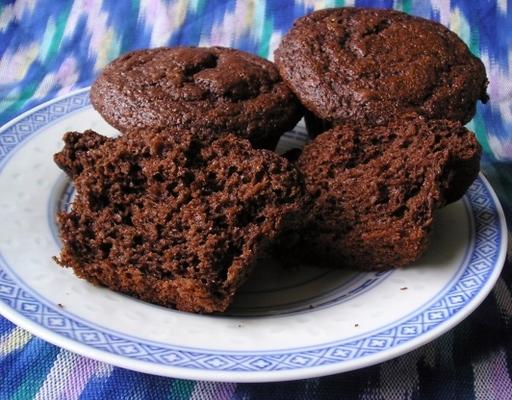 bananen muffins met cacao