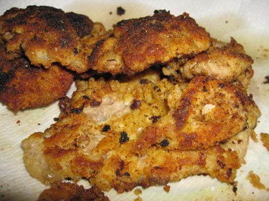 wienerschnitzel (gepaneerde kalfskoteletten)