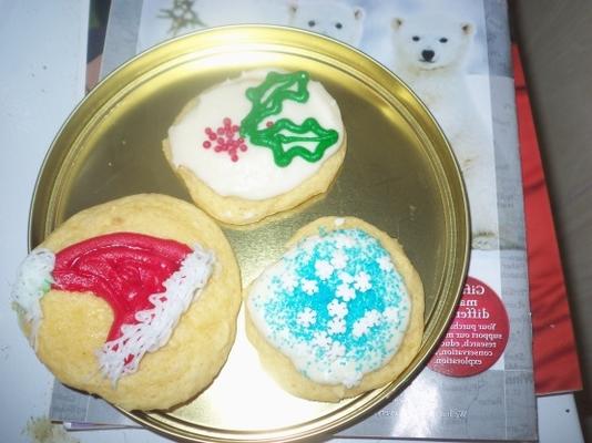iced sugar cookies (cake-achtige koekjes, soft icing)
