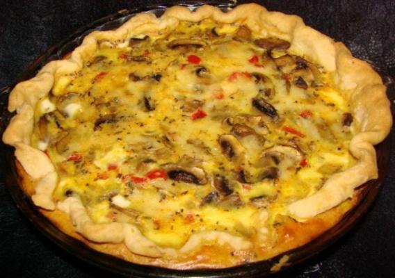 paddestoel quiche