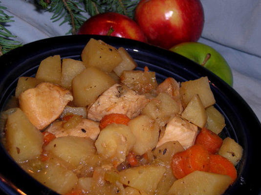 crock pot apple kipstoofpot (vetarm)