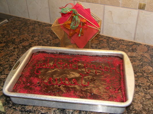 chocolade blad cake