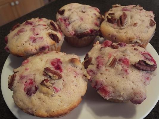 cranberry-muffins met roomkaas