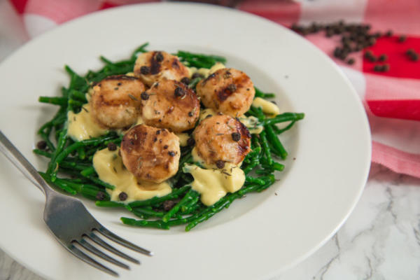 peper gegrilde coquilles