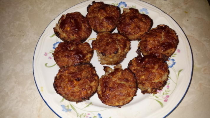 gehaktbroodmuffins (individuele mini-vleesbroden)