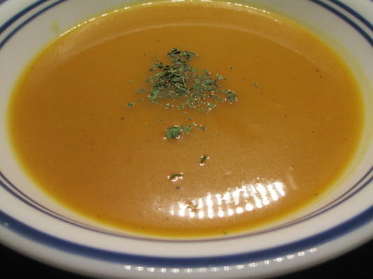 curry ginger butternut squash soup