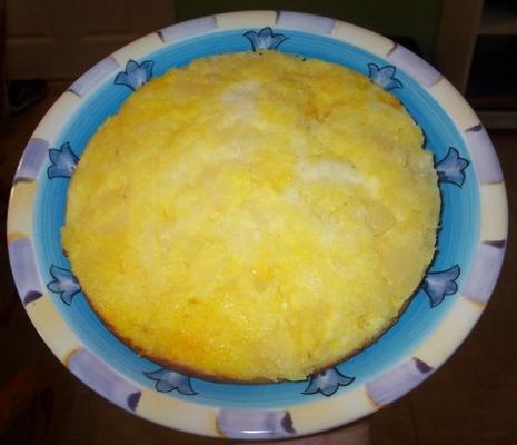 ananas-citroen cake ondersteboven