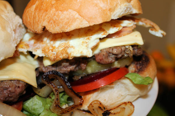 Australische stijl hamburger