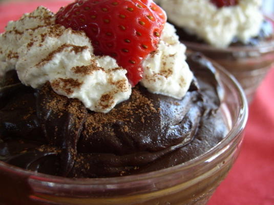 chocolade blackout pudding (vanaf nul)