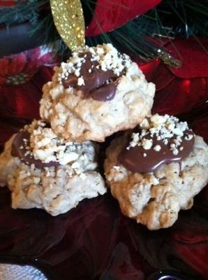 chocolade-peanut butter cookies met haver