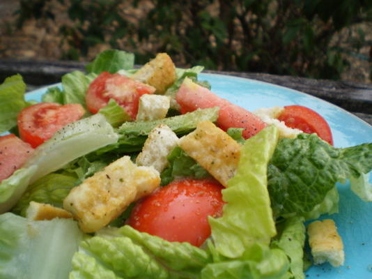 Siciliaanse romaine-tomatensalade