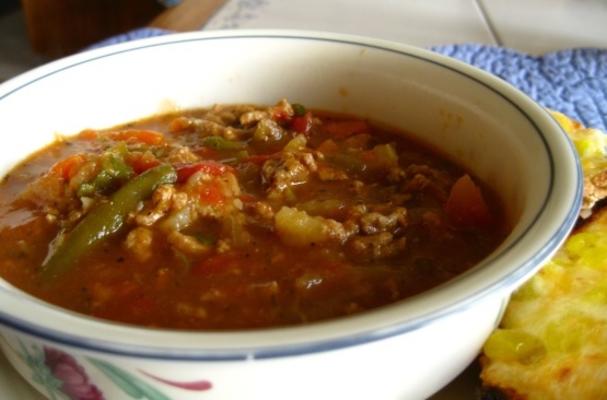 soul warming veggie beef soup