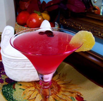 cranberry-ginger martini