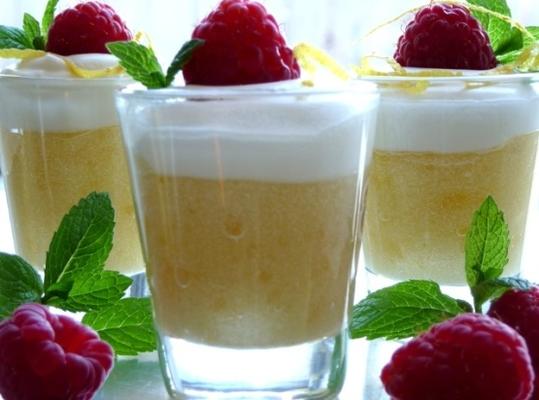 limoncello, frambozen- en mascarpone-mousse