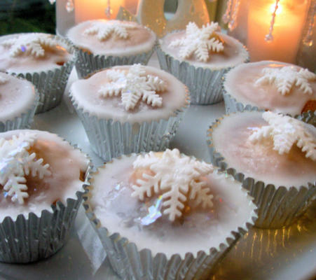 magische kerst fairy cakes - kerst fee cupcakes