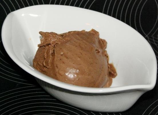 chocolade pindakaas-ijs