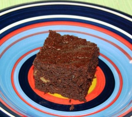 chocolade bananen brownies