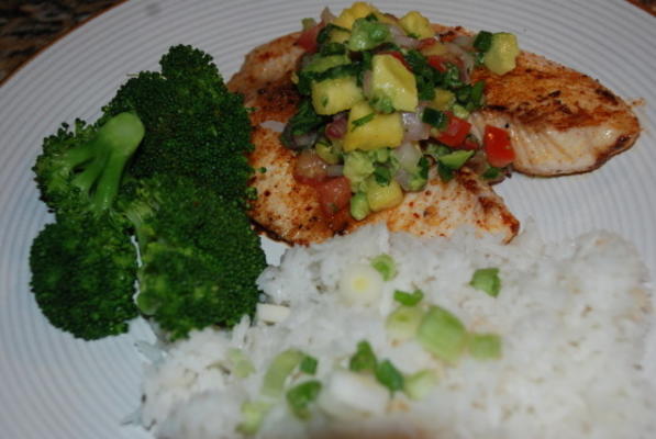 pittige tilapia met smaak van ananas en peper