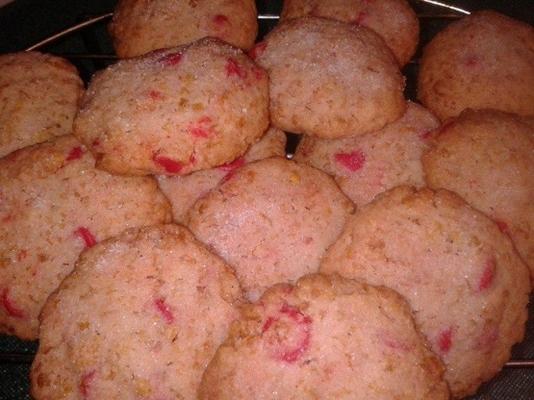 cherry chip cornflake cookies