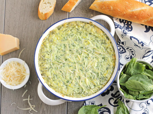 olijftuin spinazie en artisjokkendip