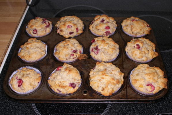 cranberry-marmelade vakantiemuffins