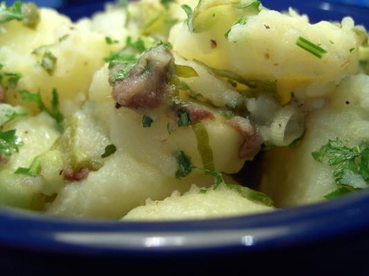 franse aardappelsalade met ansjovis