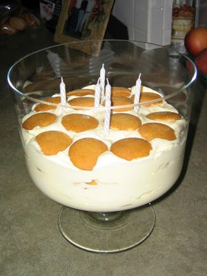 sue's snelle n gemakkelijke bananenpudding